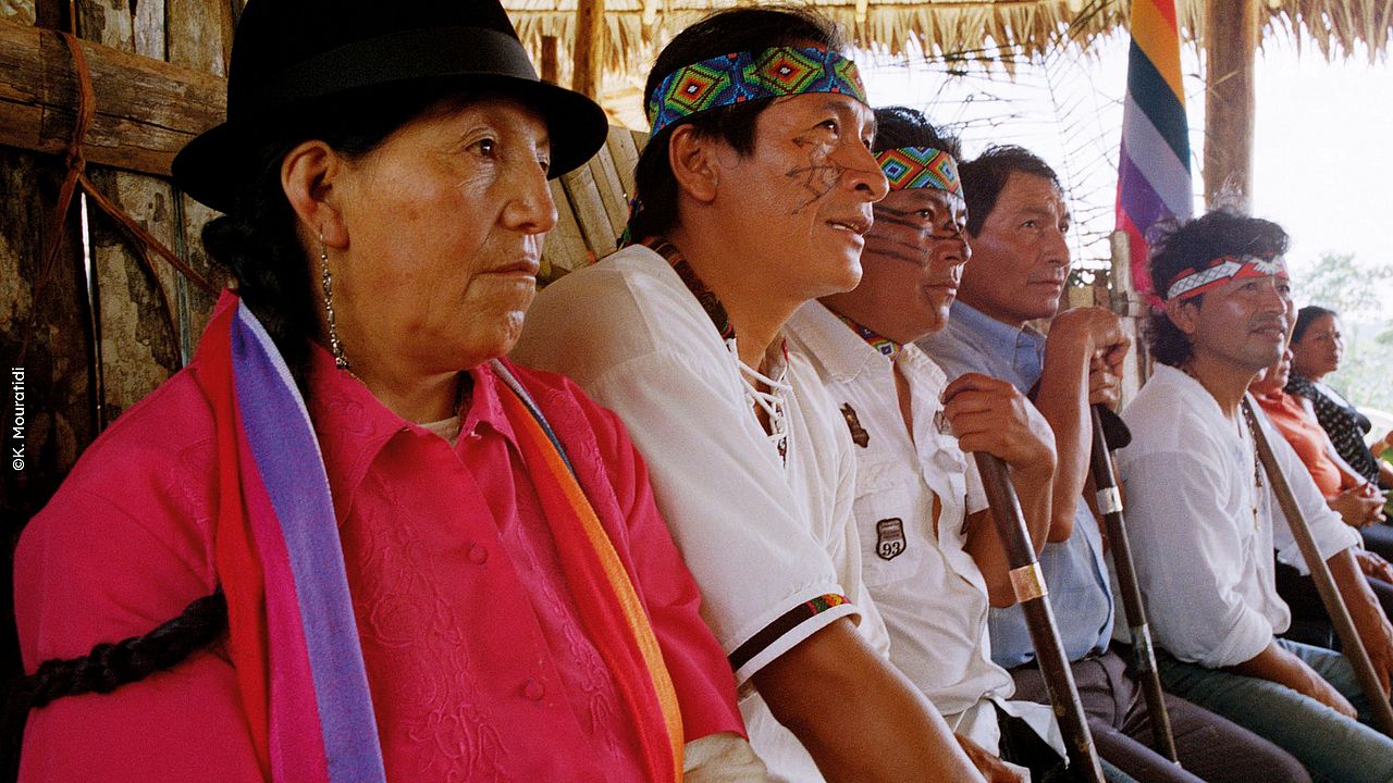 Assembly in Sarayaku, Ecuador