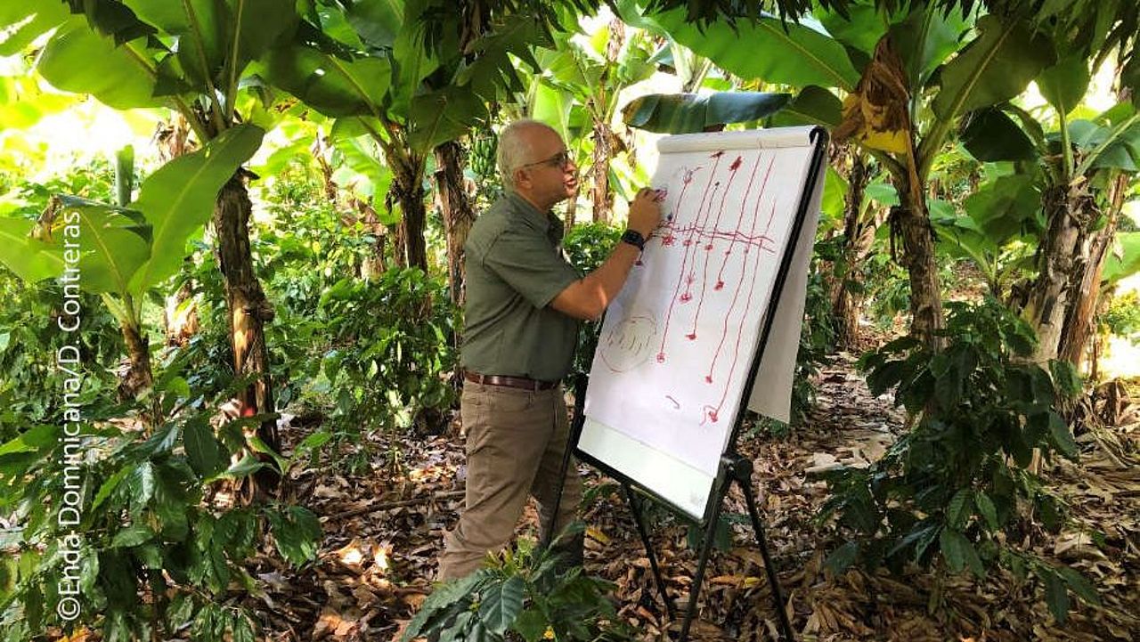 Ecosystem-based Adaption: OroVerde is working with Welthungerhilfe and local organizations to design innovative solutions to combat the effects of climate change. ©ENDA Dominicana