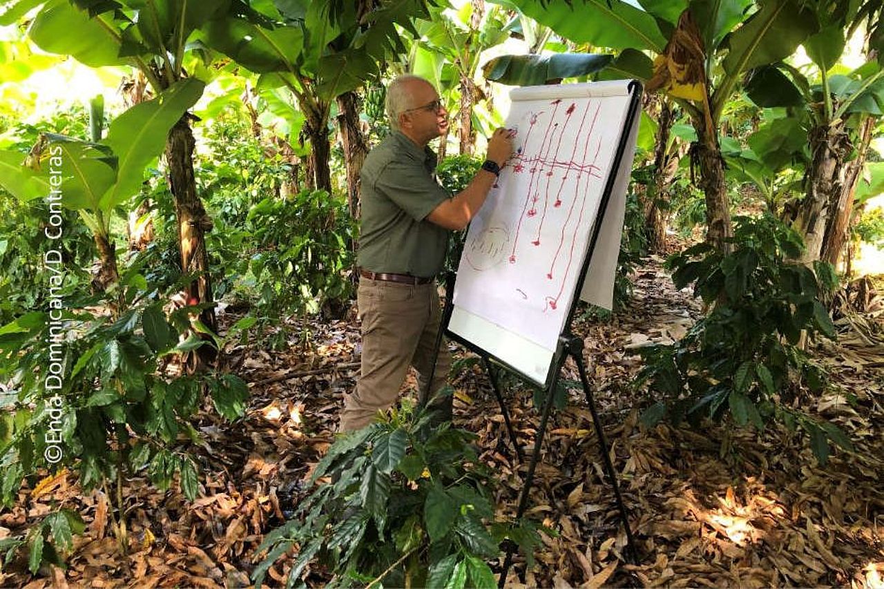 Ecosystem-based Adaption: OroVerde is working with Welthungerhilfe and local organizations to design innovative solutions to combat the effects of climate change. ©ENDA Dominicana