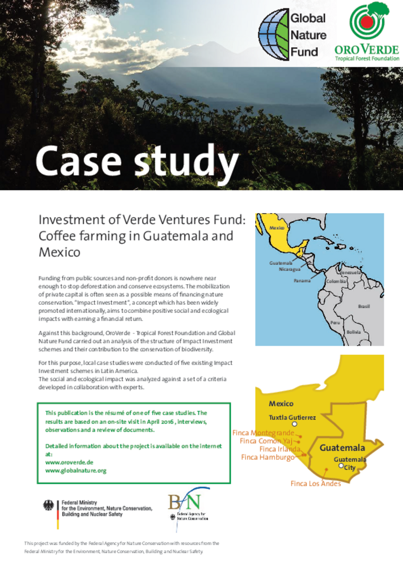 Case study Agroforestry in Guatemala and Mexico